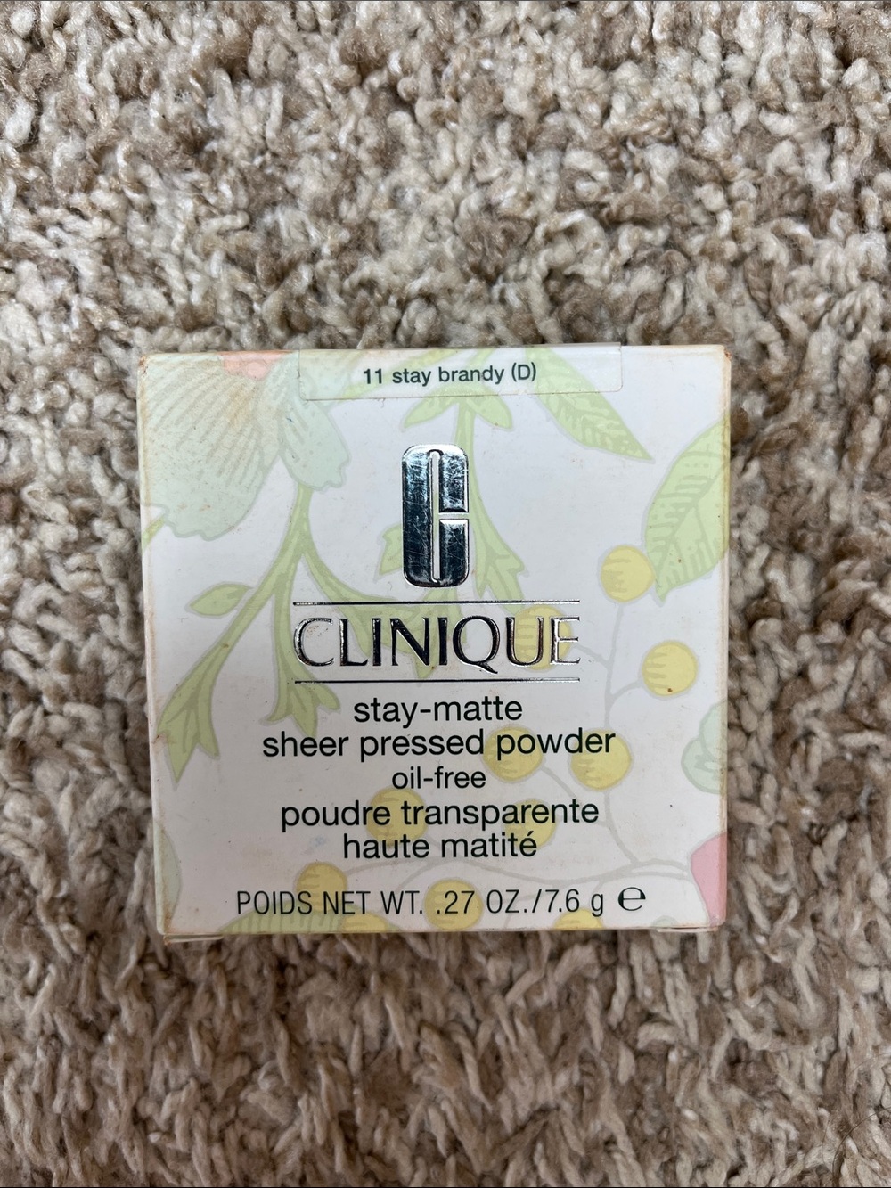 Clinique Stay Matte Sheer Pressed Powder Oil Free - 11 Stay Brandy (D)